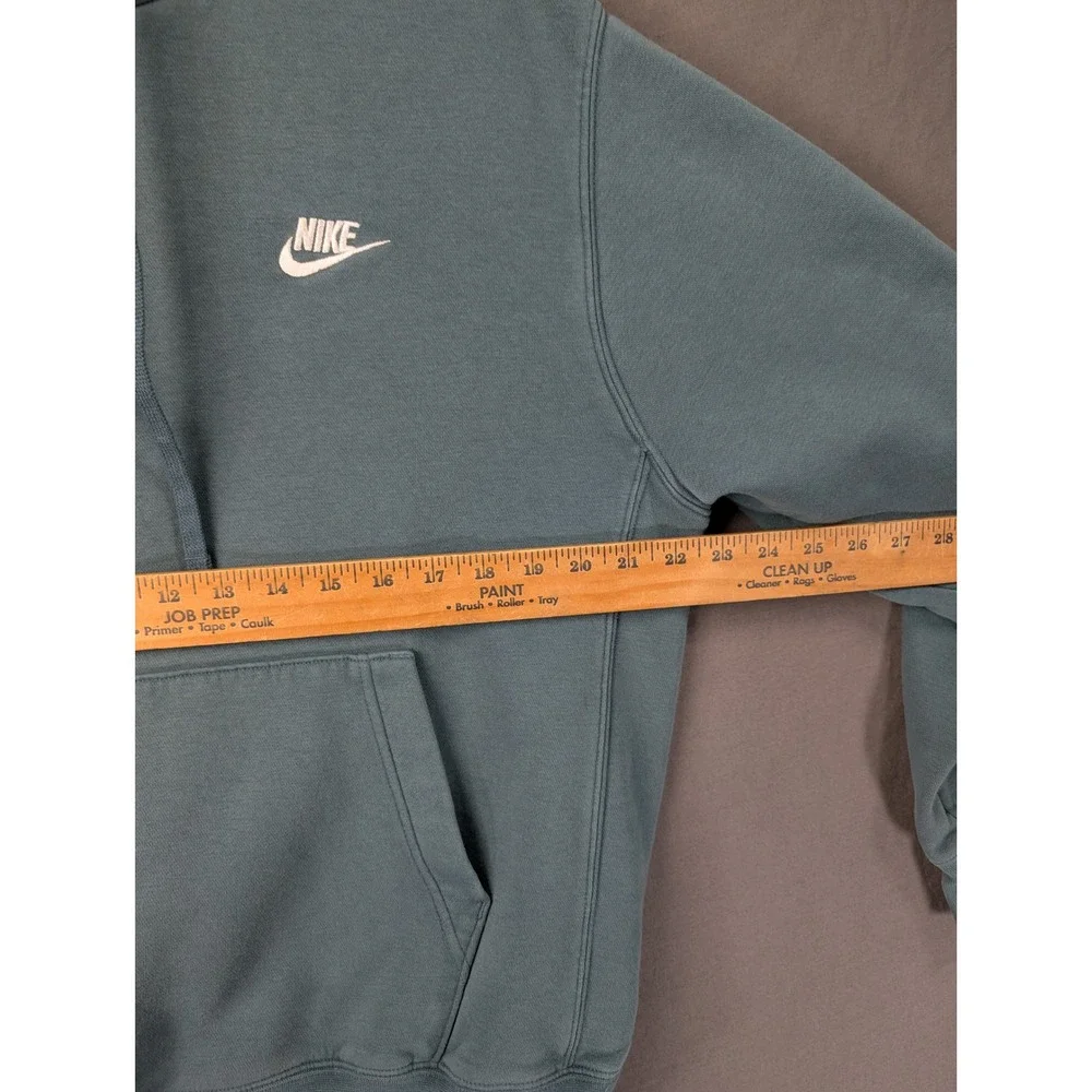 Nike Sportswear Club Fleece Hoodie Blue Gray Mens Medium